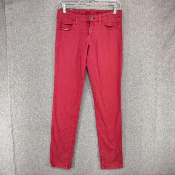 American Eagle Outfitters Denim - American Eagle Outfitters Red Jeggings